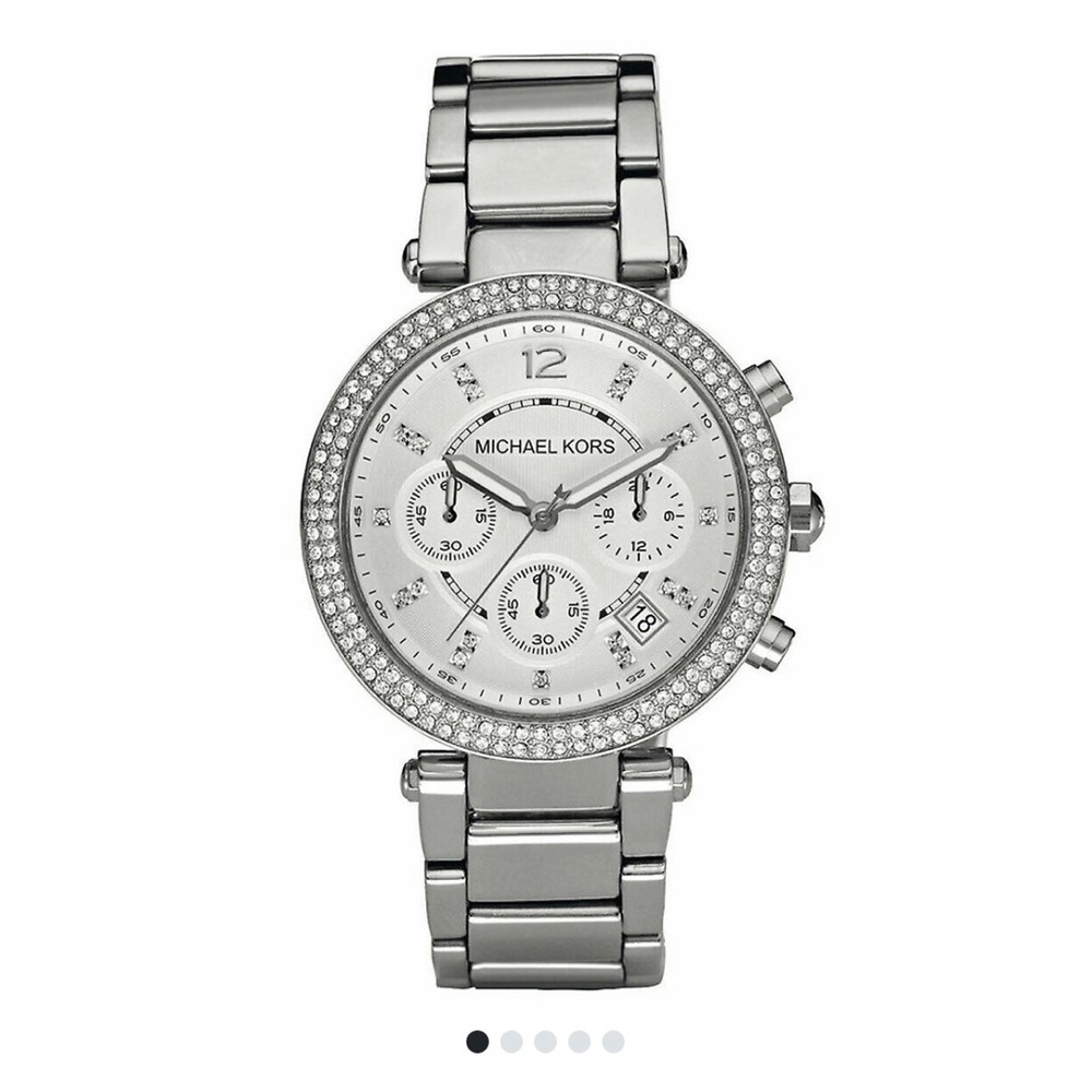 Authentic silver Michael Kors watch